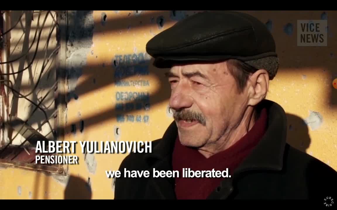 Ukraine war. Opinion from locals after separatist take control