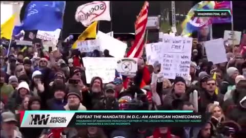 Defeat the mandates Washington DC rally with Robert F Kennedy Jr - 2