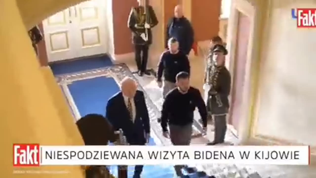 BIDEN'S SURPRISE VISIT TO KIEV AND MEDIA ACCIDENTALLY CATCHES ZELENSKY’S BODY DOUBLE ON CAMERA