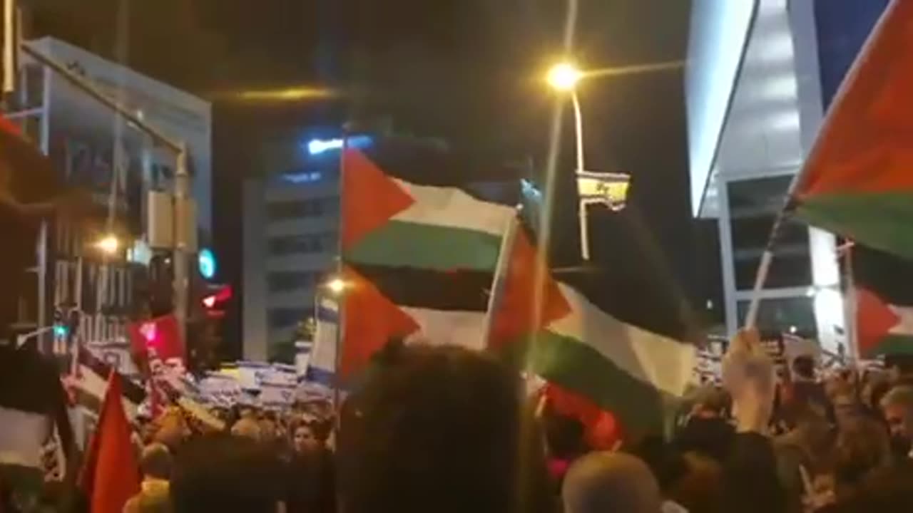 Right in the middle of the protests in Israel | See It? Another Soros funded color revolution