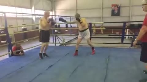 Boxing with Tom Duggan in Damascus