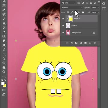 Add Design on t-shirt in Photoshop