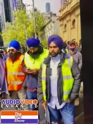 Indian Construction Workers That MSM Calls Far Right neo-Nazi's