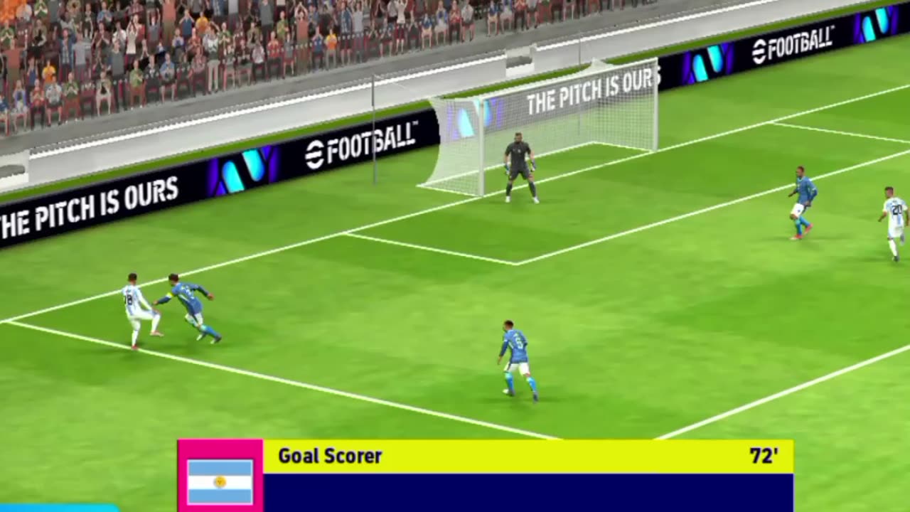 Argentina vs brazil best goal and skills