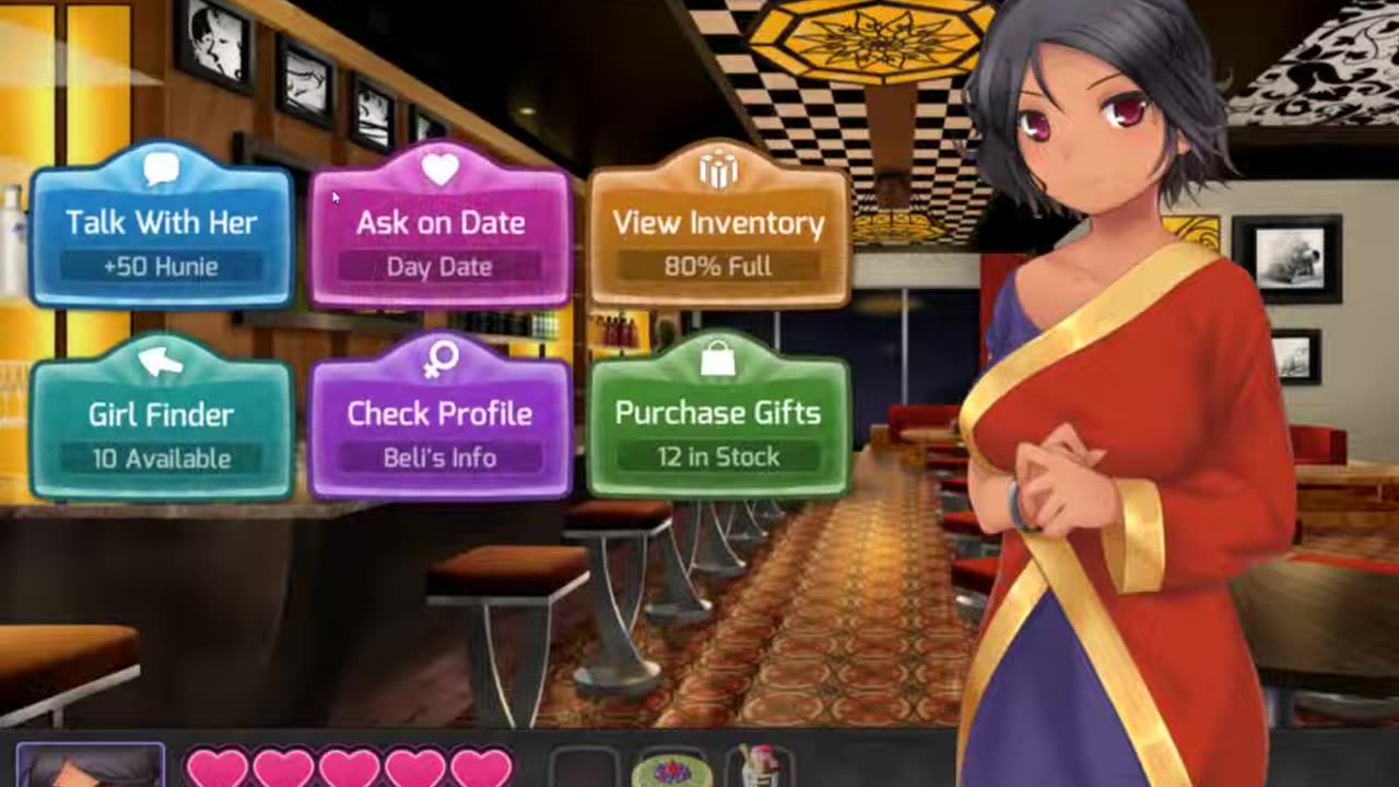 beli all questions HuniePop