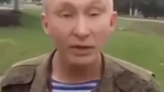 Russian soldier mocking Putin