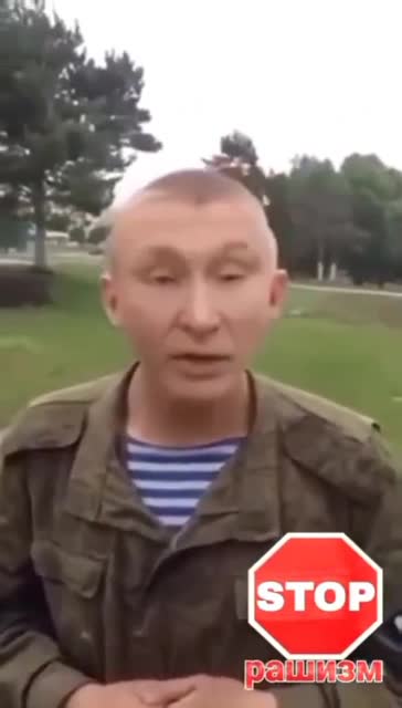 Russian soldier mocking Putin