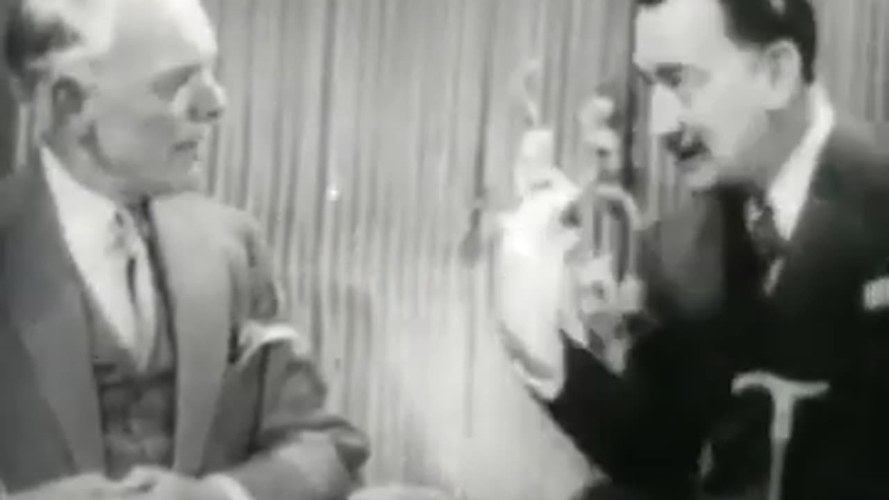 1955, Salvador Dalí made appearance on Panorama, alongside Malcolm Muggeridge