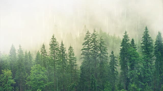Beauty of nature/foggy forest part two