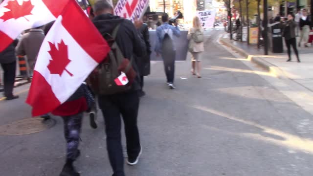 Toronto freedom march, October 29, 2022