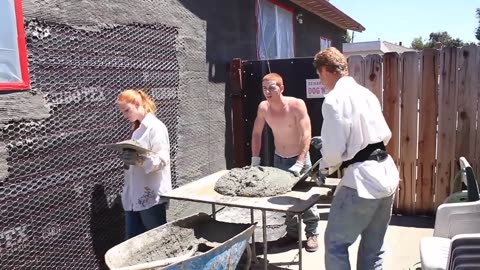 How to add cement stucco to wood homes.