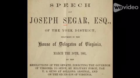 Joseph Segar, courageous Unionist Congressman from Virginia