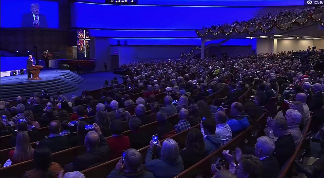 President Trump's speech at First Baptist Dallas