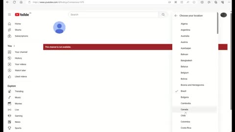 Burlar a censura alexandrina é mais fácil do que parece no YT. Basta mudar o país no Studio!!! Espalhem a boa nova! Nem precisa de VPN…