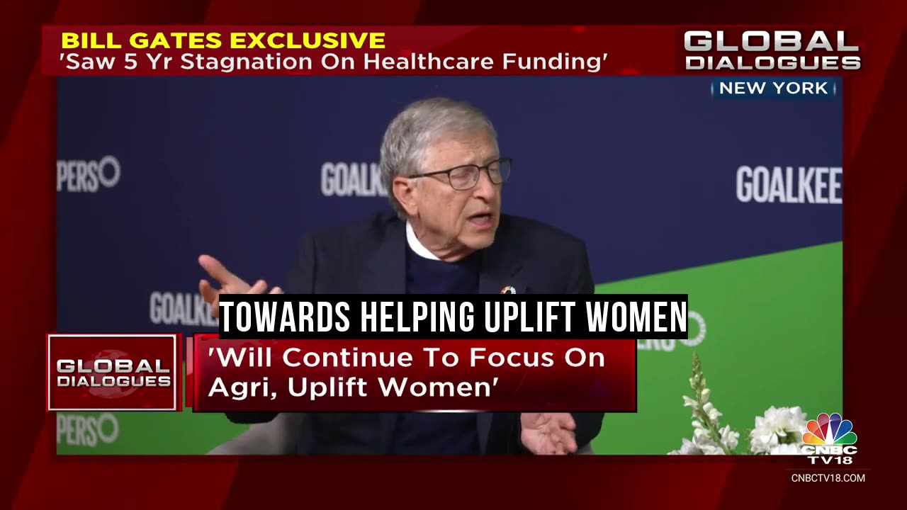 Bill Gates: We are going to keep global health as are the majority of what we do