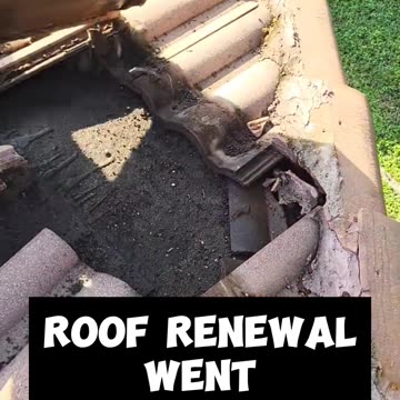 This guy wants to go for a roof renewal but something unexpected confronts him...