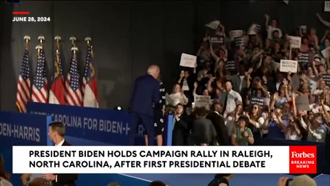 BREAKING NEWS- Biden Holds Post-Debate Rally In North Carolina As Some Call For Him To Leave Race