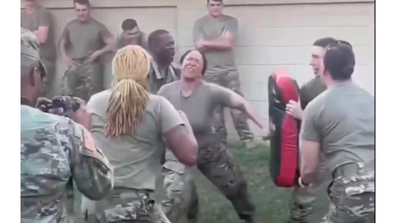 Female soldier goes Viral For her reaction to OC spray training