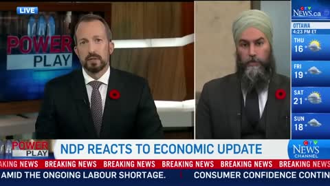 Trudeau has turned "his back on Canadians" | Singh on whether he will still support the government