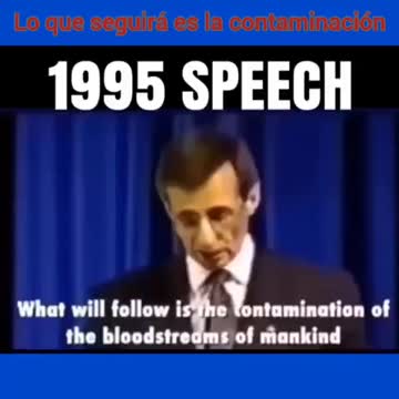 1995 speech exposes current agenda!