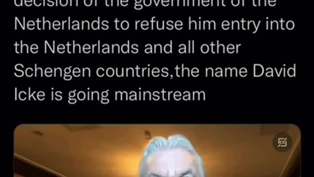 The Netherlands refuse David Icke from entering the country Awakening the masses there