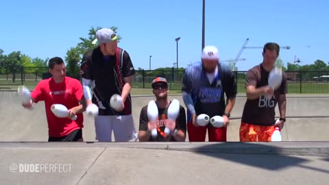 Bowling Trick Shots _ Dude Perfect