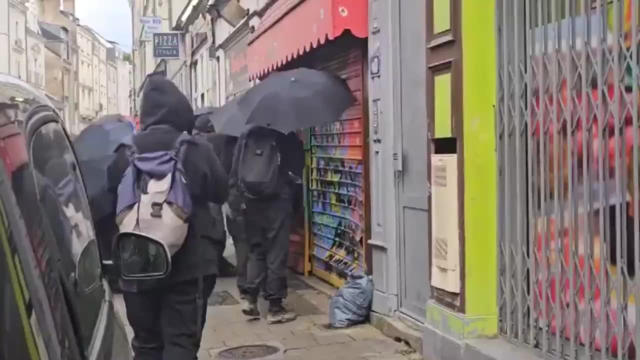 France is one step away from civil war.