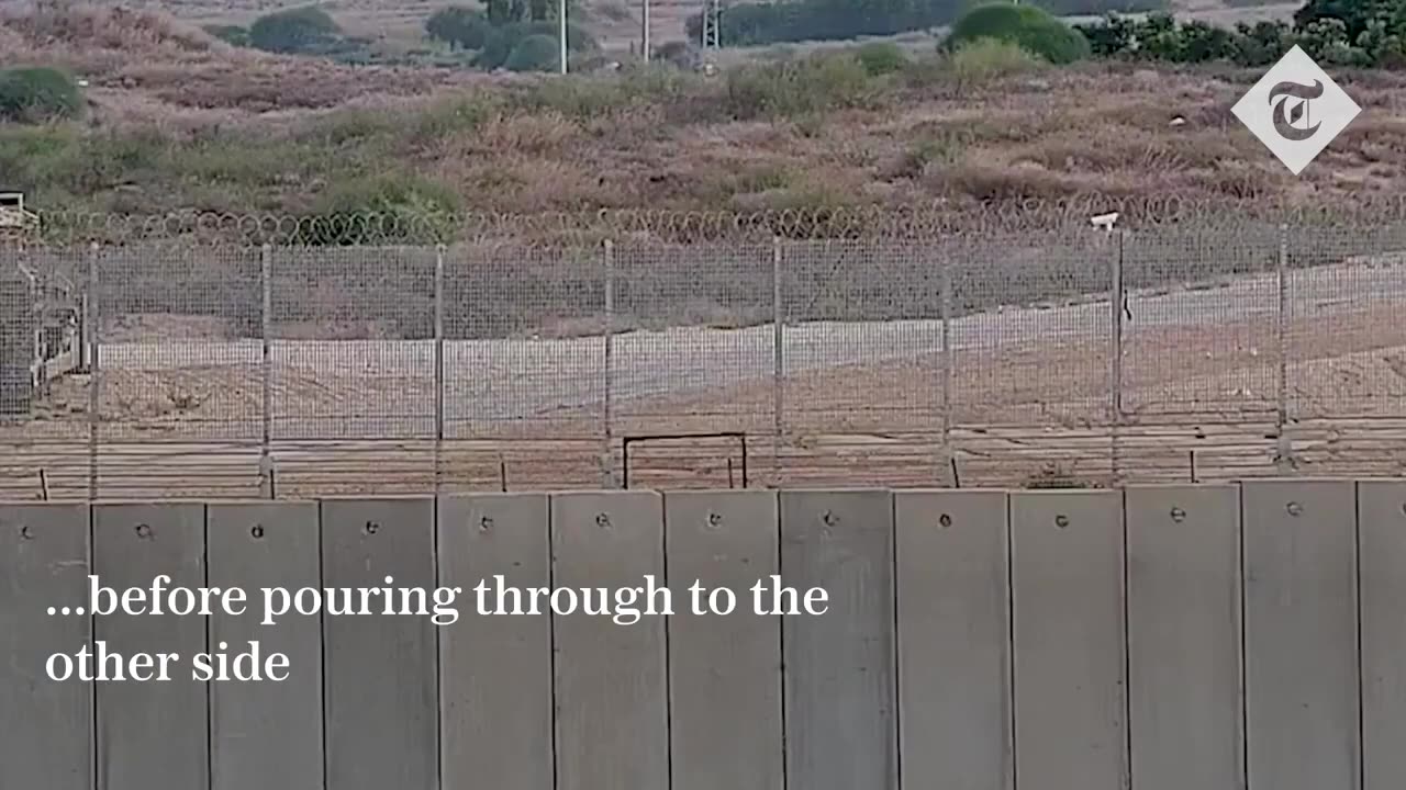 🔴 Israel Palestine How Hamas gunmen broke through the Gaza border #military #war #ISRAEL