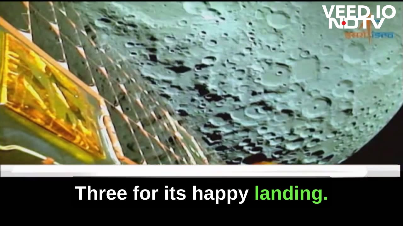 First image of moon as captured by chandrayaan-3 spacecraft