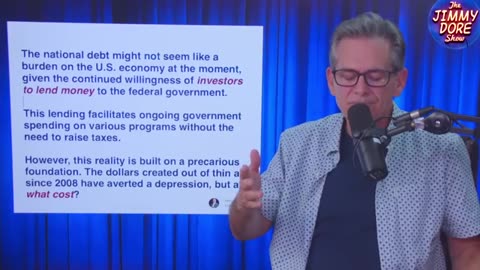 The U.S. Debt Is Rising By $1 TRILLION Every 100 Days - Jimmy Dore
