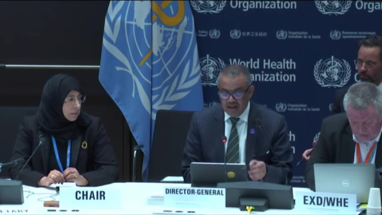 Tedros of the WHO gaslighting the world's gullible masses