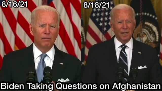 Biden has publicly spoken twice since Afghanistan fell to the Taliban under his watch