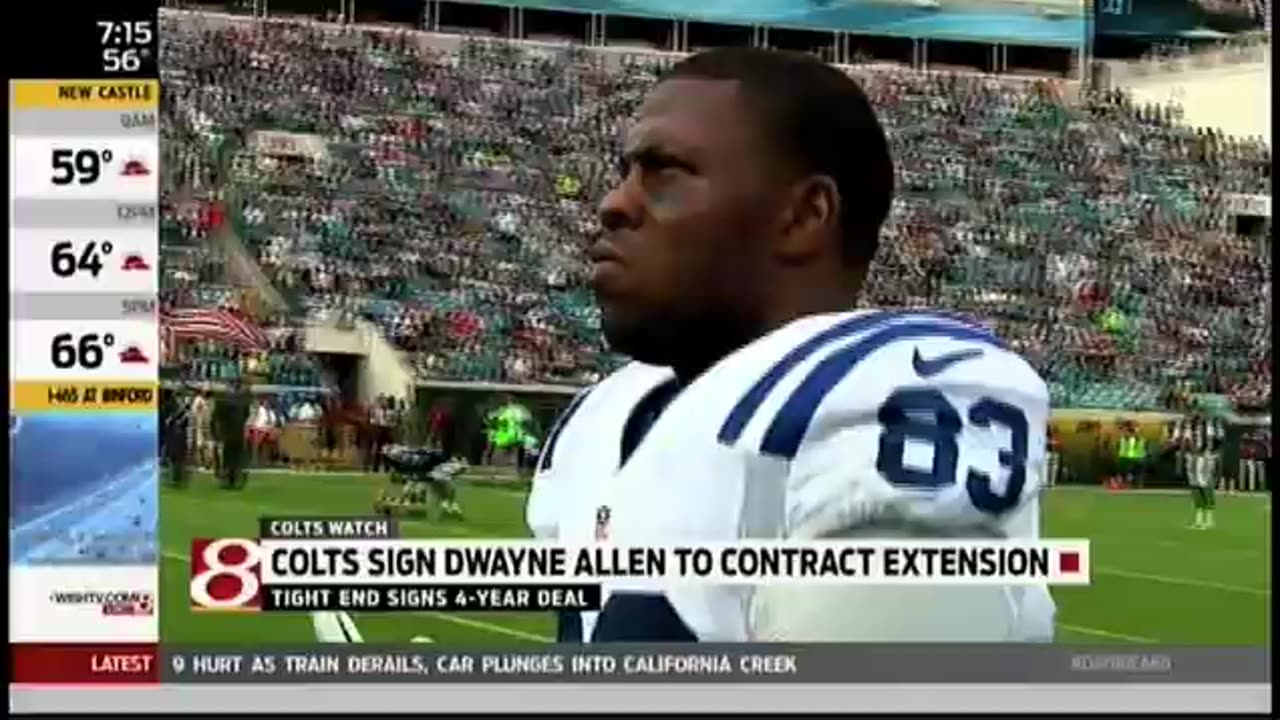 March 8, 2016 - Colts Re-sign TE Dwayne Allen, Cut QB Josh Freeman