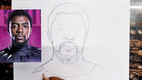 Black Panther: Wakanda Forever Movie Drawing || Black Panther: Wakanda Forever