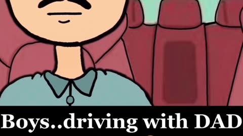 Boy Driving With Dad Funny Video