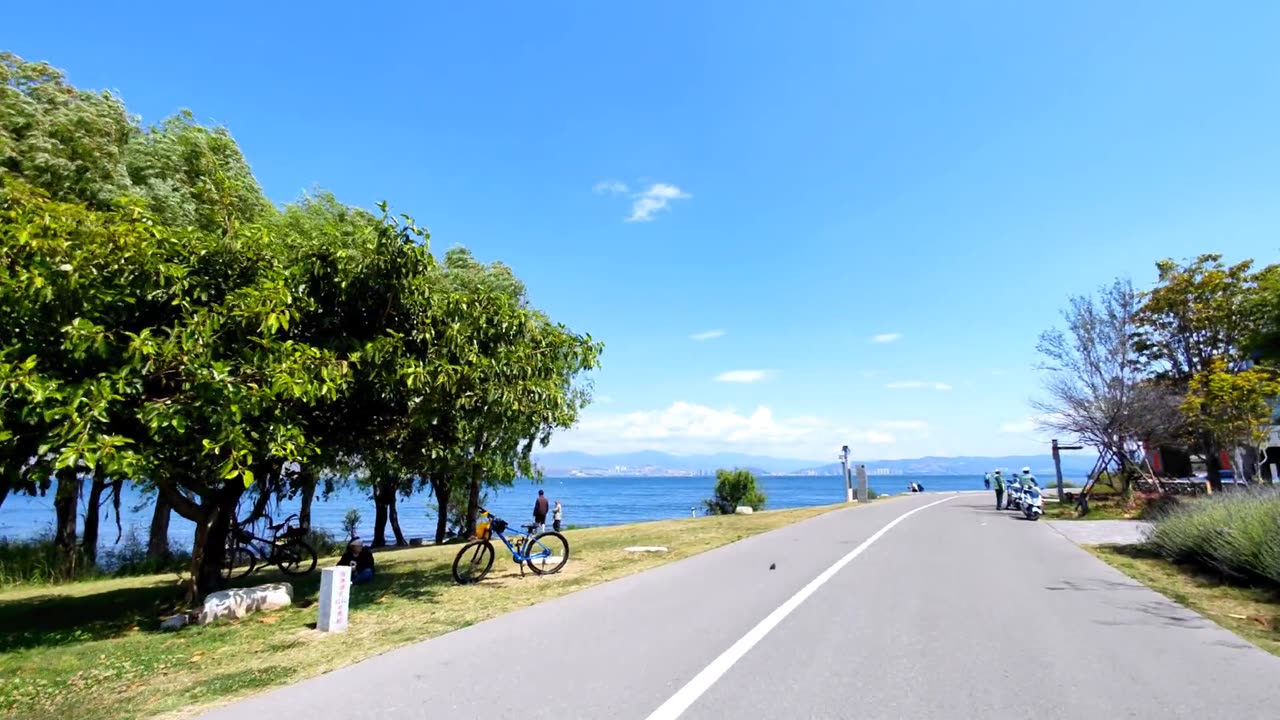 Do you want to go for a walk, travel big player, erhai