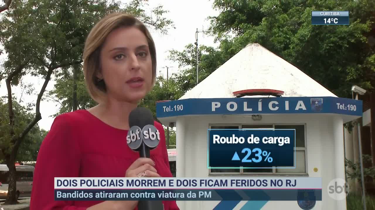 Dois policiais morrem e dois ficam feridos em operação no RJ | SBT Brasil (07/11/22)