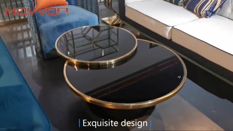 Glamour:Elevate your Living with our Stylish Black Gold Coffee Table!#blackgold #exquisite #luxury