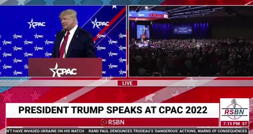 "They’ll be acting before they completely destroy our country" - Trump at CPAC