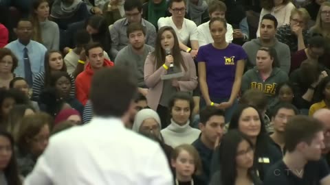 Trudeau tells women to say "people kind", not mankind. 🙄