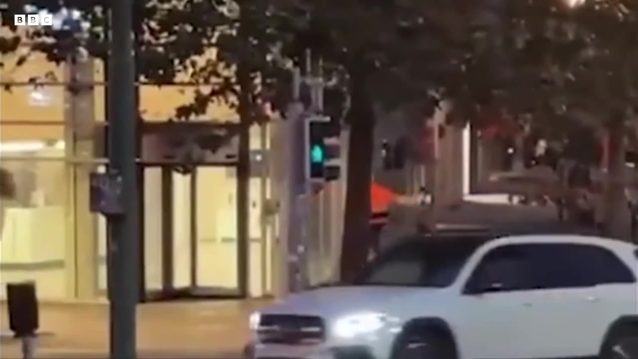 Brussels shooting- Moment gunman opens fire in street