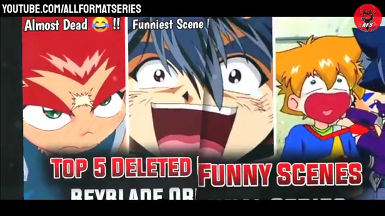 Deleted top 5 funny scene Beyblade
