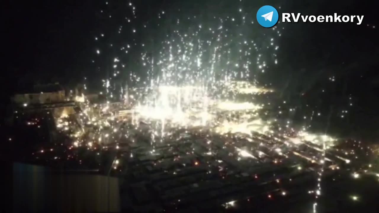 Incendiary strike on the positions of the Armed Forces of Ukraine in the Ugledar