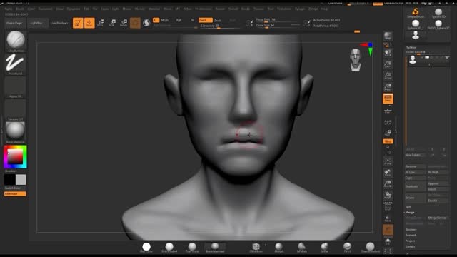 [ZBrush] Sculpting a Demon 2