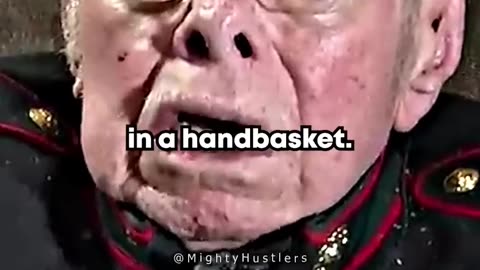 ELDERLY MILITARY VETERAN SPEAKS TRUTH
