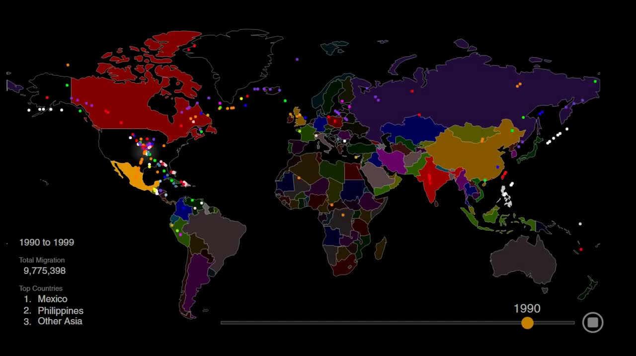 Here is Everyone Who Has Emigrated to the United States Since 1820