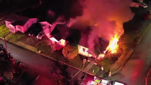 WATCH: Little Rock House Fire Caught On Camera In Arkansas