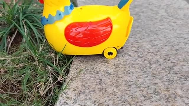 double eggs he lays 🤣 #fyp #funny #hen #toysforkids #toystiktok #foryou