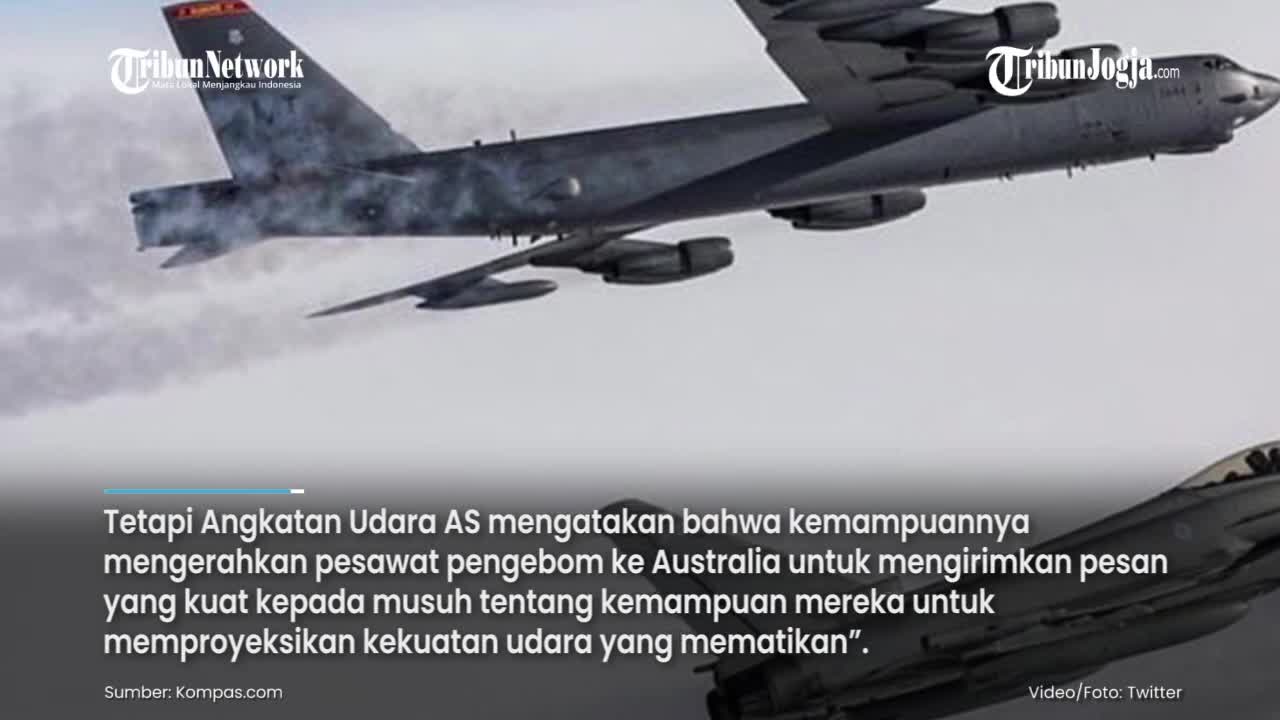 PESAWAT PENGEBOM BERKEKUATAN NUKLIR BAKAL DITEMPATKAN AS KE AUSTRALIA