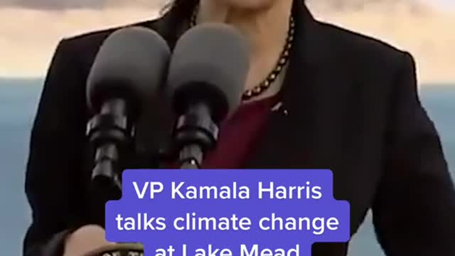 VP Kamala Harristalks climate changeOF TI at Lake Mead